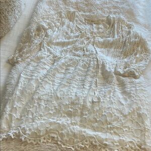 Jen's Pirate Booty Ivory Lace Dress L